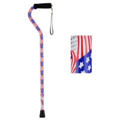 CANE OFFSET W/STRP STAR STRIPE 1070US