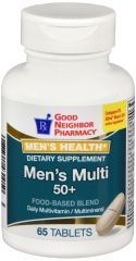 GNP WHOLEFOOD MV MEN 50+ TAB 65CT