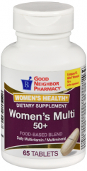 GNP WHOLEFOOD MV WOMEN 50+ TAB 65CT