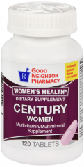 GNP CENTURY WOMENS TABLET 120CT