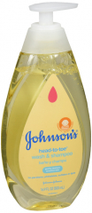 JOHNSONS BABY HEAD TO TOE WSH 16.9OZ