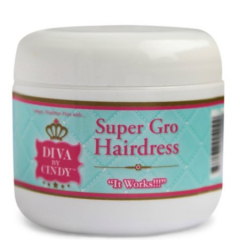 DIVA BY CINDY SUPER GRO HAIR CRM 4OZ DS