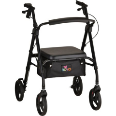 ROLLATOR STAR 8 4258BK BLACK