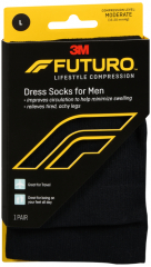 FUTURO DRS SOCK MEN BLK LG 15-20M