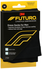 FUTURO DRS SOCK MEN BLK MD 15-20M