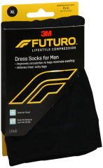 FUTURO DRS SOCK MEN BLK XL 20-30M