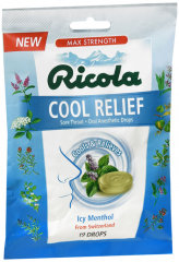 RICOLA BAG COOL RLF NAT MNTH LOZ 19CT