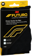FUTURO DRS SOCK MEN BLK MD 20-30M