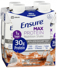 ENSURE MAX PROTEIN CAFE MOCHA LIQ 4X11OZ