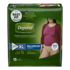DEPEND FIT-FLEX MAX ABS XL WOMEN 2X15CT