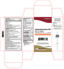 DIPHENHYDRAMINE HCL 6.25 MG LIQ 30 ML