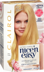 NICE N EASY EX LGHT BLND 10 HAIR CLR 1CT