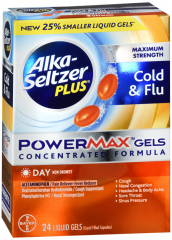 ALKA-SELTZER PLUS POWERGELS DAY 24CT