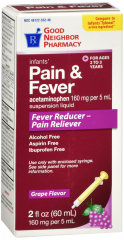 GNP PAIN RELIEF INFNT GRP 160MG SUSP 2OZ