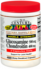 GLUCOSAMINE CHOND 500/400MG CAP 400CT 21