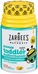 ZARBEES MULTIVITAMIN TODDLER GMY 110CT