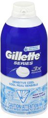 GILLETTE SENSITIVE COOL SHAVE FOAM 11OZ