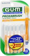 GUM GO BETWEENS PROXABRUSH ULT TGHT 10CT