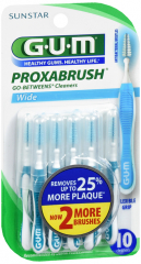 GUM GO BETWEENS PROXABRUSH WIDE 10CT