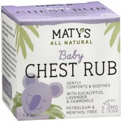 MATY'S ALL NATURAL BABY CHEST RUB 1.5OZ