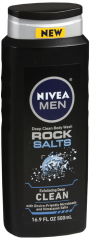 NIVEA MEN ROCK SALTS BODY WASH 16.9OZ