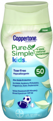 COPPERTONE PURE&SIMPLE KID SPF50 LOT 6OZ