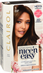 NICE N EASY 3 BROWN BLACK HAIR COLOR 1CT