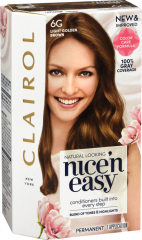 NICE N EASY 6G LGHT GLD BRN HAIR CLR 1CT