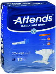 ATTENDS BARIATRIC BRIEFS 2X-LARGE 4X12CT