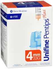UNIFINE PENTIPS PLS PN NDL 4MMX33G 100CT