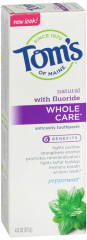 TOMS OF MAINE WHOLE CARE T/P PEP 4OZ