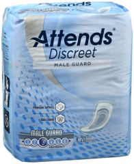 ATTENDS DISCREET MALE GUARD 6X20 CT