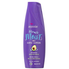 AUSSIE MIRACLE MOIST 2N1 SHAMPOO 12.1OZ