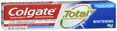 COLGATE TOTAL WHITENING GEL 4.8OZ