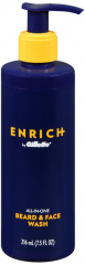 GILLETTE ENRICH BEARD & FACE WASH 7.3OZ