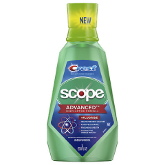 CREST SCOPE ADV+ FLUORIDE RINSE 33.8OZ