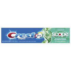 CREST PLUS COMP + WHT SCOPE TP 5.4OZ