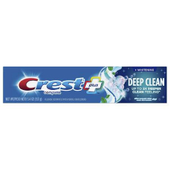 CREST PLUS COMP + WHT DEEP CLN TP 5.4OZ