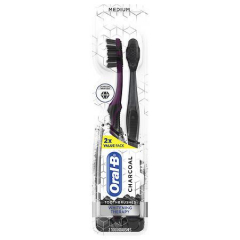 ORAL B CHARCOAL MEDIUM TB 2CT