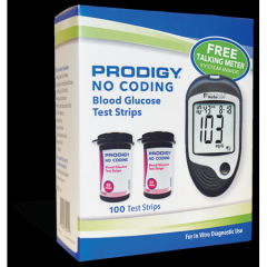 PRODIGY TST STRPS 100CT W/METER VALUE PK