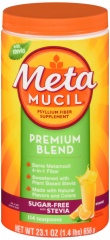 METAMUCIL PREM BLEND ORANGE SF 23.1OZ