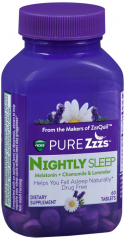 PURE ZZZS NIGHTLY SLEEP TABLETS 60CT