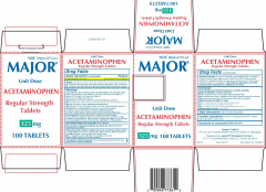 ACETAMINOPHEN 325MG 100 TAB UD