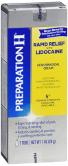 PREPARATION H RPID RLF LIDOCN/PE CRM 1OZ