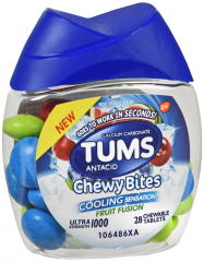 TUMS CHEWY BITES COOLING SENSATION 28CT