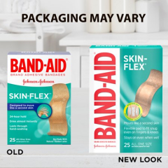 BANDAID SKIN FLEX ALL 1 SIZE BDG 25CT