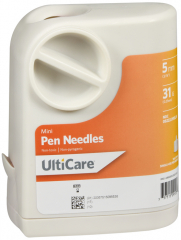 ULTIGUARD SAFEPAK PEN-NDL 5MM 31G 100CT