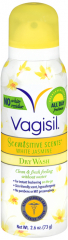 VAGISIL DRY WASH WHITE JASMINE 2.6OZ