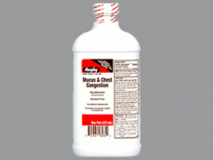 GUAIFENESIN COUGH SYRUP 473ML RUGBY