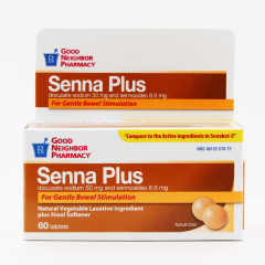 GNP SENNA S ORANGE TABLET 60CT